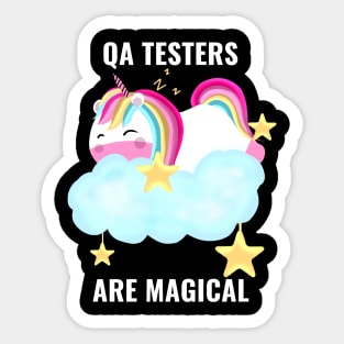 qa tester Sticker